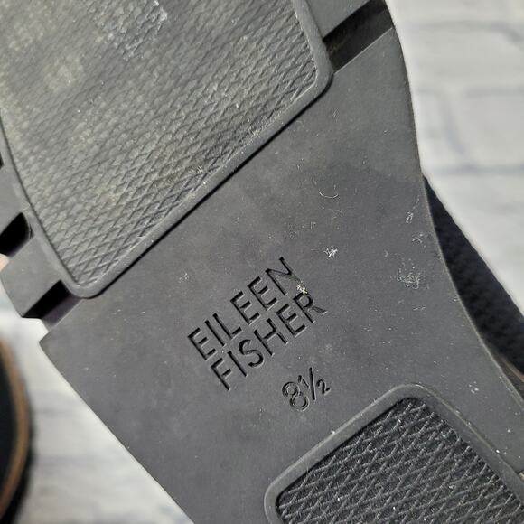 Eileen Fisher London Recycled Mesh Stretch Knit Bootie EF48030 size 8.5 Black - Picture 10 of 16